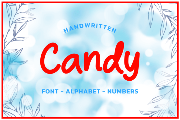 Download Candy Apple Red Font Aplhabet - Premium Resources
