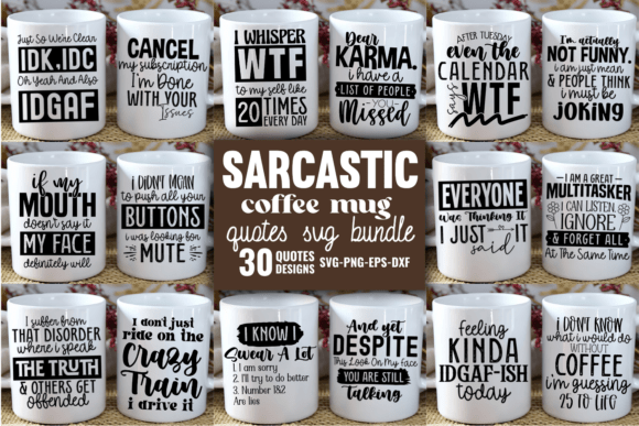 Download Sarcastic Quotes SVG Bundle - Premium Resources