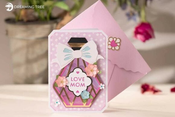 Download Scent with Love Card SVG - Premium Resources